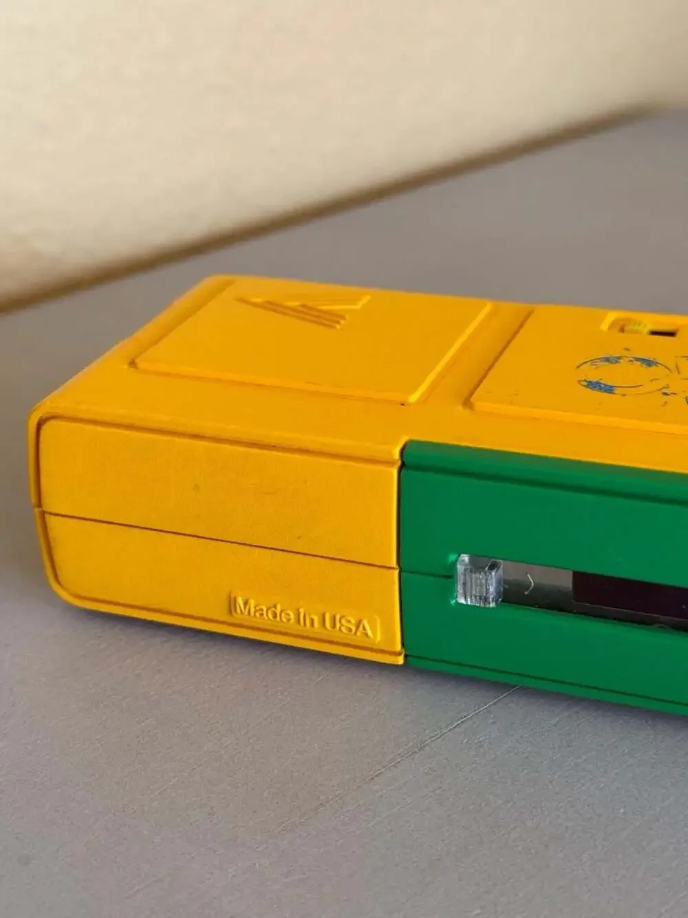 Vintage Le Clic 110 Pocket Film Camera, Yellow and Green